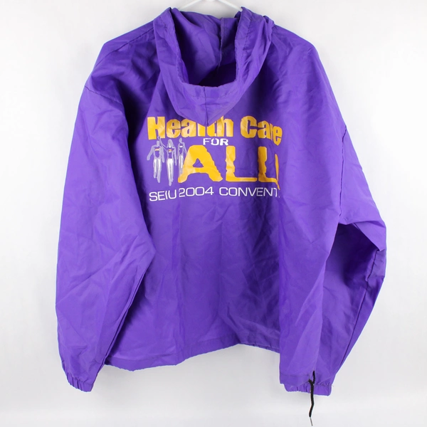 Image Point Windbreaker Purple Jacket SEIU Convention 2004 Size L