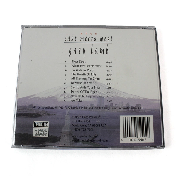 Gary Lamb When East Meets West CD 1997 Golden Gate Records CD-72402 New Age