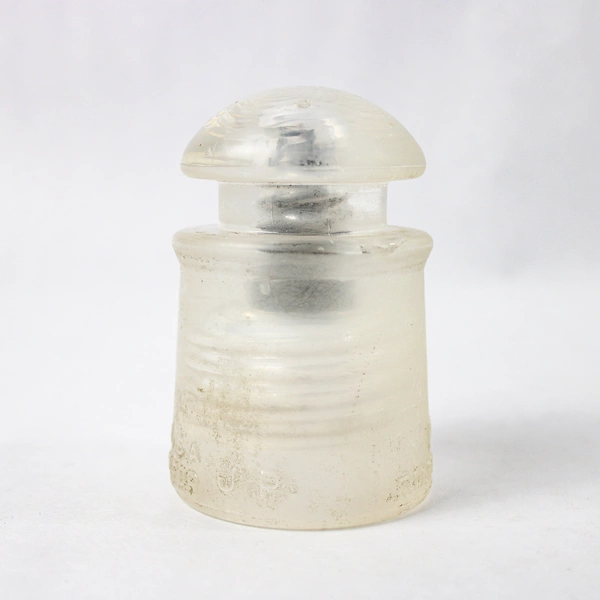 Vintage Pyrex Clear Glass Insulator JP
