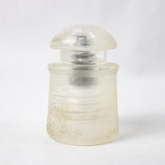 Vintage Pyrex Clear Glass Insulator JP