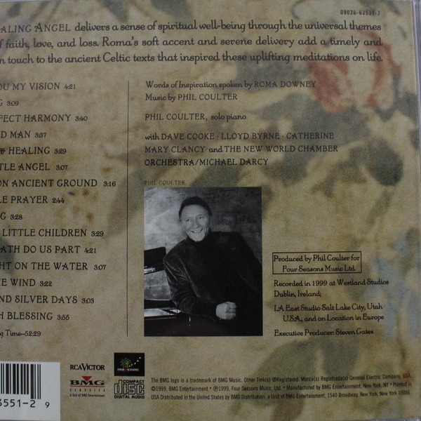 Healing Angel By Roma Downey CD Album 1999 RCA Victor New Age Folk Music