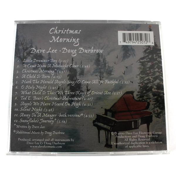Christmas Morning CD Album by Dave Lee & Doug Durbrow - 2000 Holiday Music