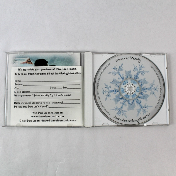 Christmas Morning CD Album by Dave Lee & Doug Durbrow - 2000 Holiday Music