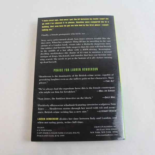 Black Rubber Dress by Lauren Henderson 1999 Crown Publishing Group Paperback