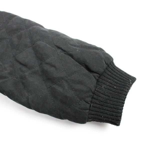 Jack BB Dakota Quilted Midweight Bomber Jacket Women's Small, Zip-Up Green Black