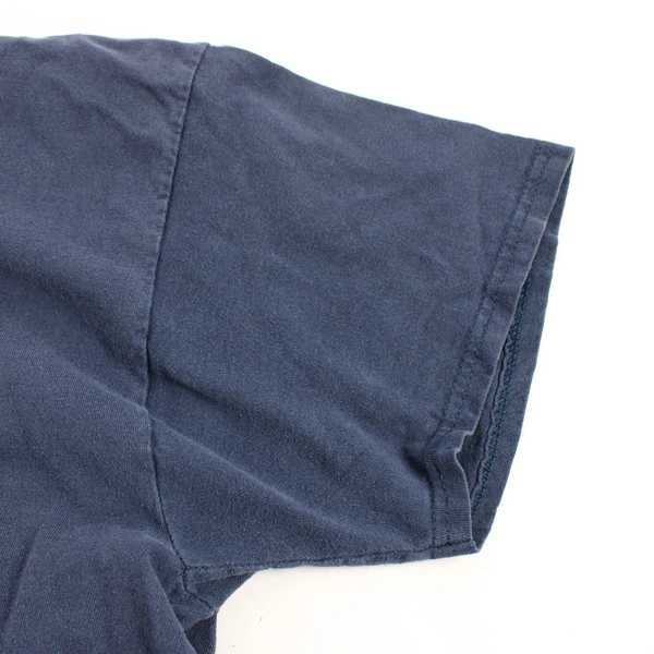 Hanes Veteran Navy Blue Short Sleeve T-Shirt Size Large