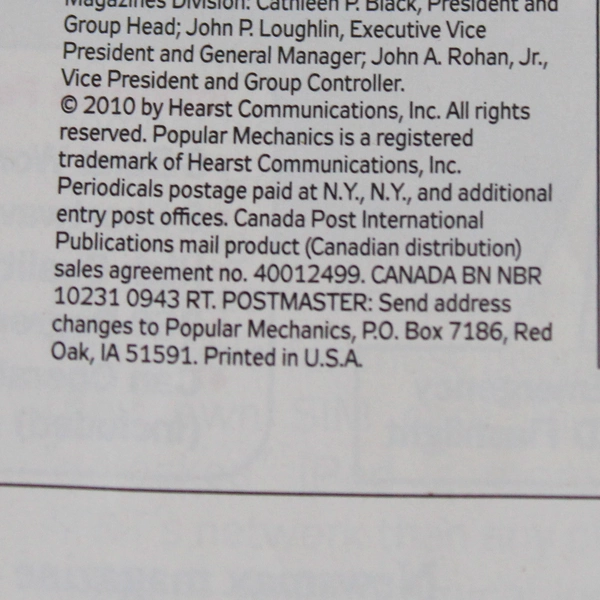 Popular Mechanics Magazine June 2010 Extreme Flight Vol 187 No 6