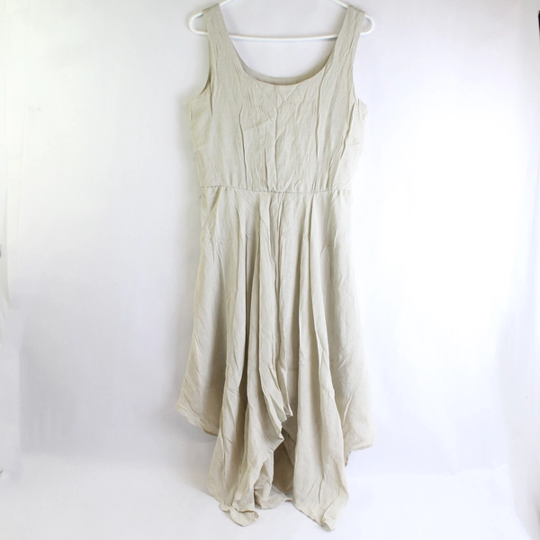 AUW Beige Sleeveless Sundress Women's Size 10