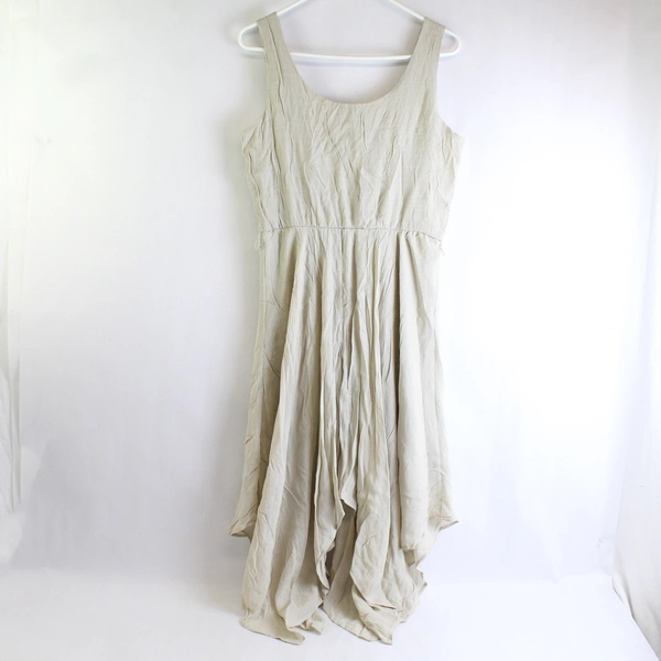AUW Beige Sleeveless Sundress Women's Size 10