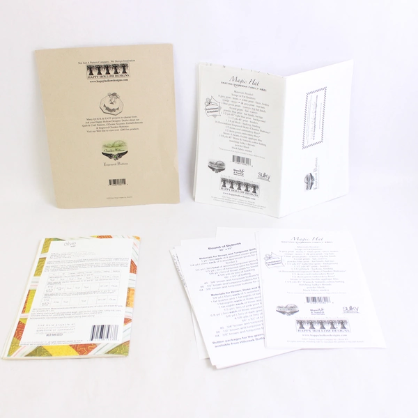 Lot of 3 Quilt Patterns From Various Brands and Designs