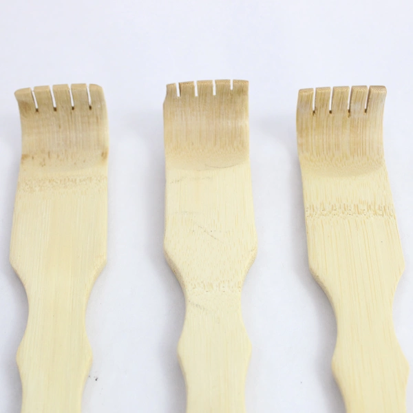 Lot of 3 Natural Bamboo Back Scratcher Long Reach Pick Itch Relief Tool