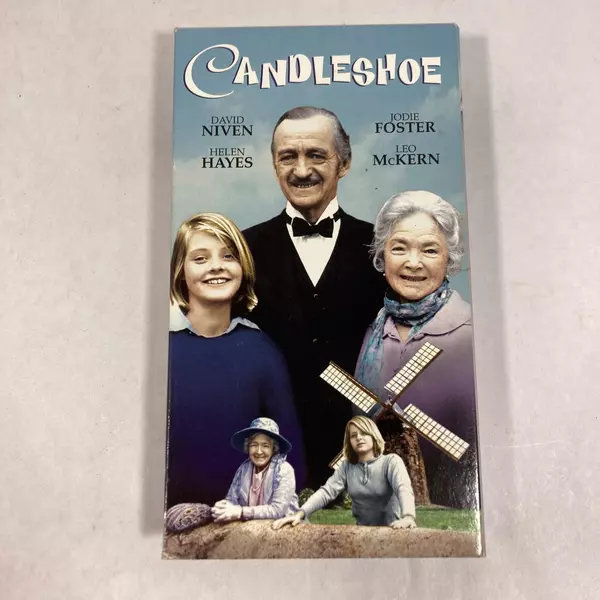 Candleshoe VHS 1999 Jodie Foster Helen Hayes Anchor Bay Vintage Film