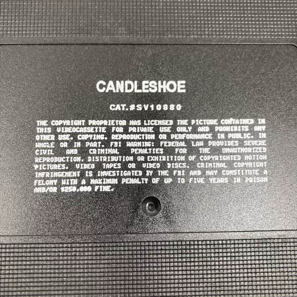 Candleshoe VHS 1999 Jodie Foster Helen Hayes Anchor Bay Vintage Film
