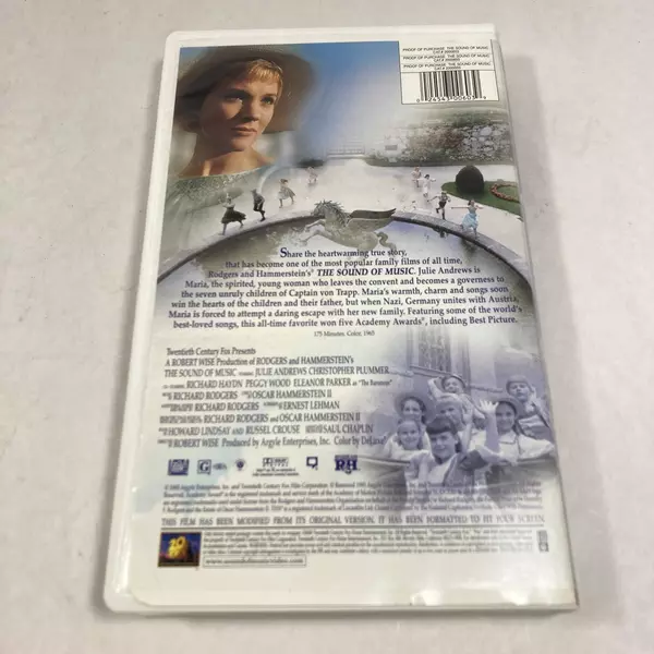 The Sound of Music VHS 2000 Clamshell Case 20th Century Fox Pre-Owned