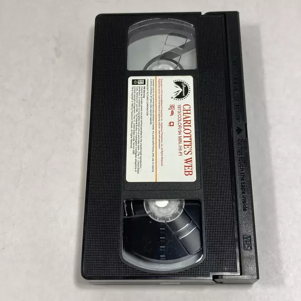 Charlotte's Web 1973 VHS Tape Paramount Animated Classic G Rated