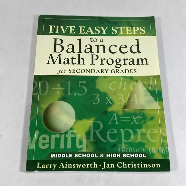 Five Easy Steps to a Balanced Math Program by Christinson & Ainsworth PB