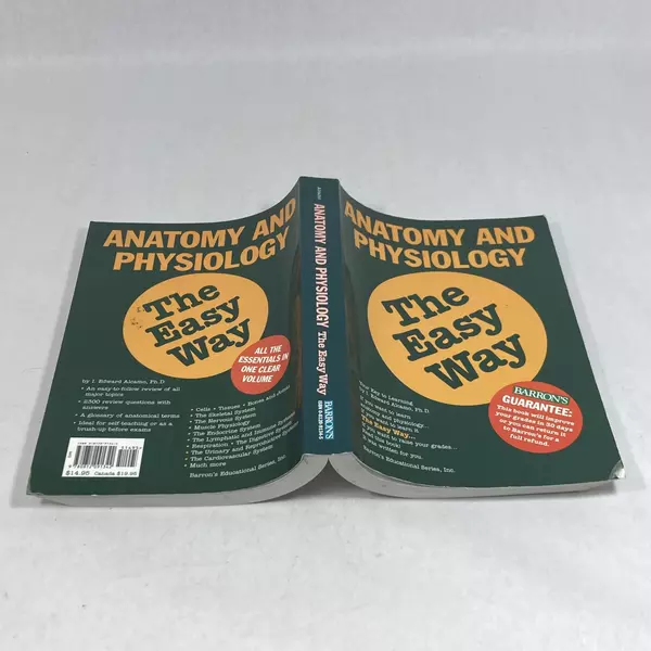 Anatomy and Physiology the Easy Way by I. Edward Alcamo 1996 Paperback