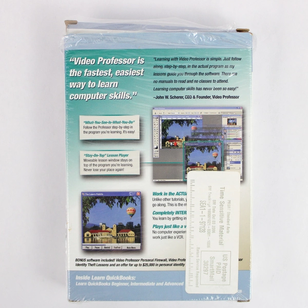 Video Professor QuickBooks 3 CD-ROM Set Accounting Tutorial Windows XP