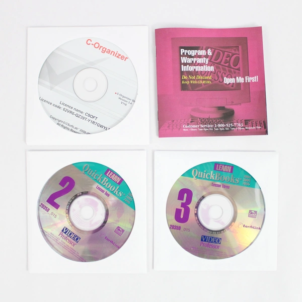 Video Professor QuickBooks 3 CD-ROM Set Accounting Tutorial Windows XP