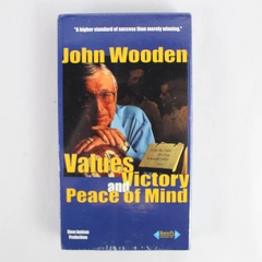 New Sealed John Wooden Values Victory and Peace of Mind VHS