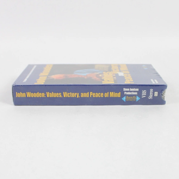 New Sealed John Wooden Values Victory and Peace of Mind VHS