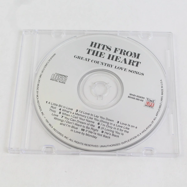 Time Life Music Hits From The Heart Great Country Love Songs 1991 MCA Records