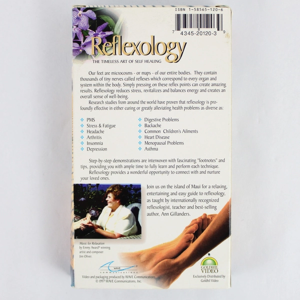 Reflexology The Timeless Art Of Self Healing 1997 VHS Wave Communications