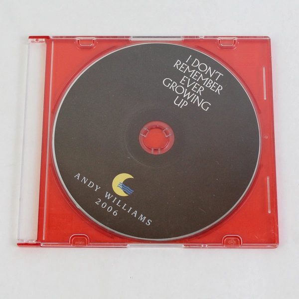 Music CD I Don't Remember Ever Growing Up Andy Williams CD 2006 No Original Case