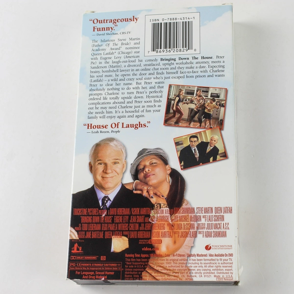 Bringing Down the House VHS 2003 Touchstone Home Entertainment Steve Martin