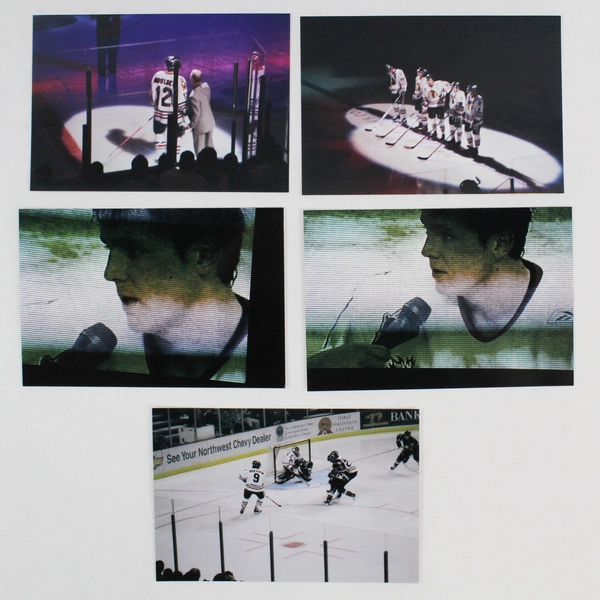 Lot of 20 WHL Portland Winterhawks Photos Players Coaches Action Mascot