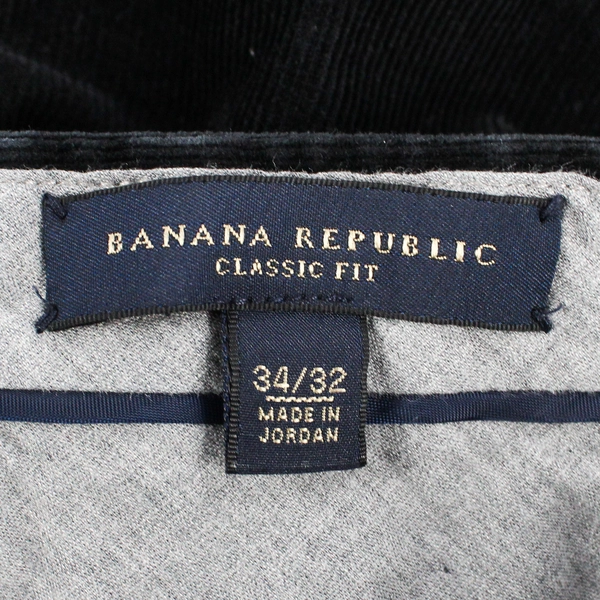 Banana Republic Classic Fit Corduroy Pants Men's 34W x 32L Cotton Stretch