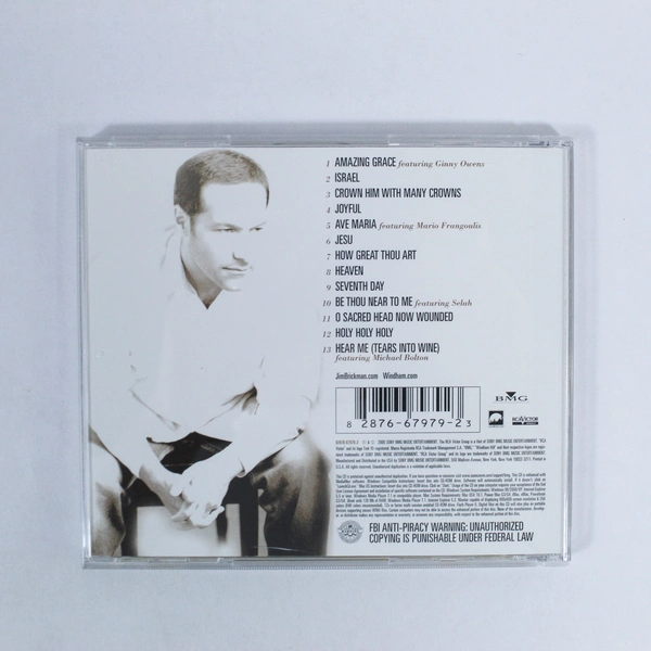 Jim Brickman Grace CD Album 2005 Windham Hill Ambient Lounge Good Condition