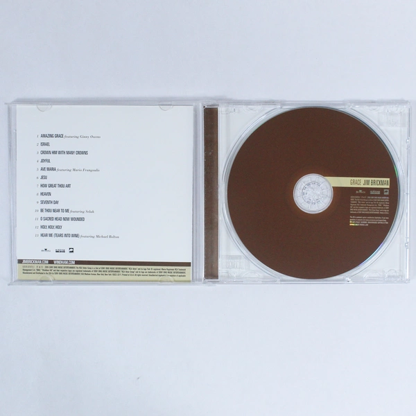 Jim Brickman Grace CD Album 2005 Windham Hill Ambient Lounge Good Condition