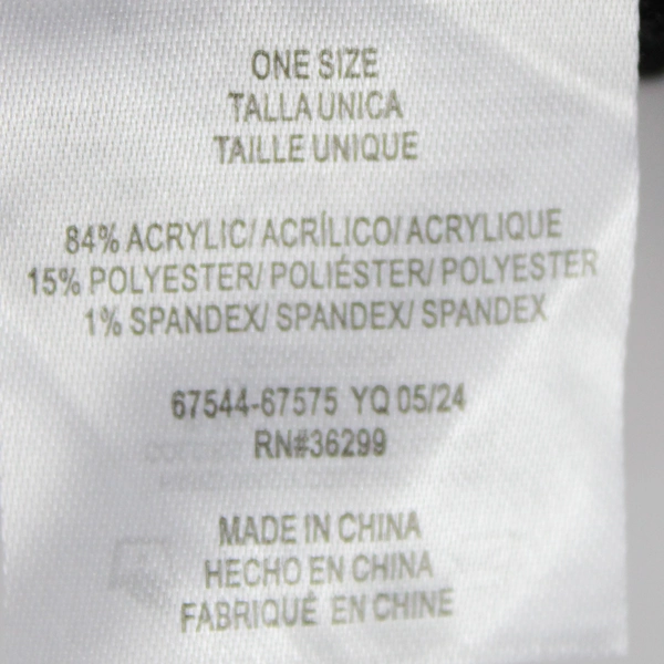 NWT Solid Black Mini Knit Mini Gloves Adult One Size