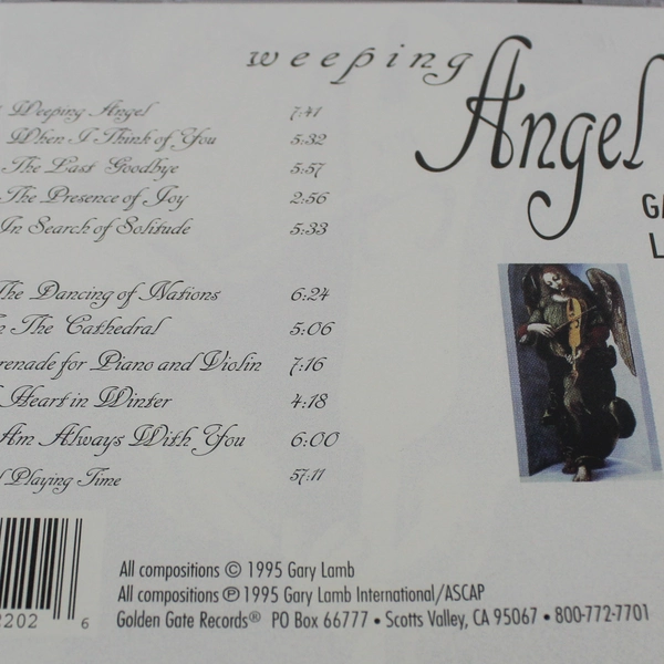Weeping Angel CD by Gary Lamb 1995 Golden Gate Records - Classical Music