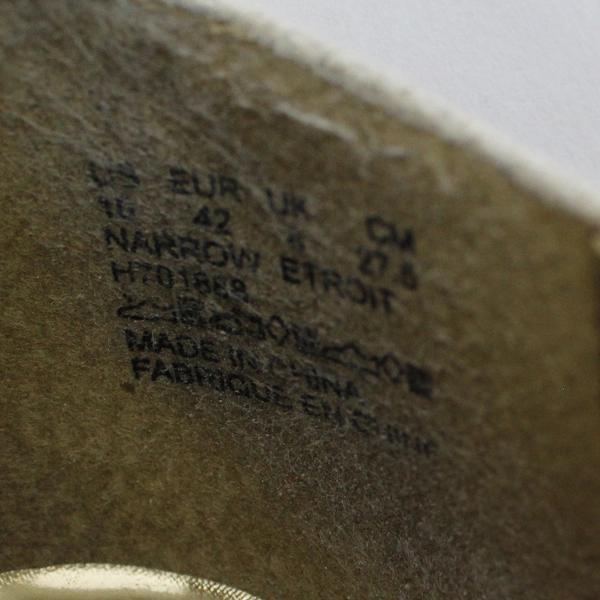 Soft Style Kitten Heel Women's 10 EUR 42 Narrow Khaki Tan Tweed Gold Buckle