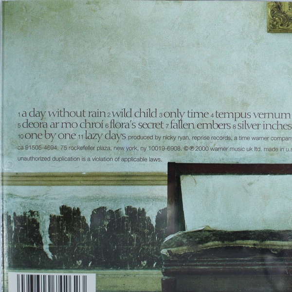 Enya A Day Without Rain CD 2000 Reprise Records Celtic Music Good Condition