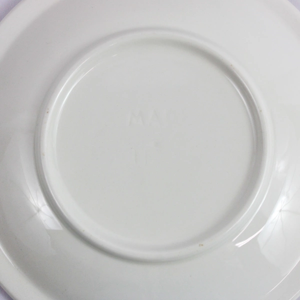 Lot of 7 Italian Unbranded Ceramic Side Plates With Scale Pattern