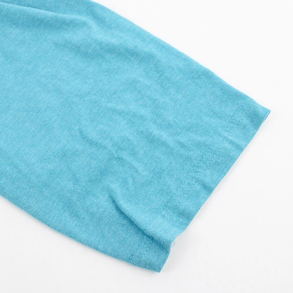 Garland Blue Long-Sleeved V-Neck Cotton Blend T-Shirt Women's Size XXL