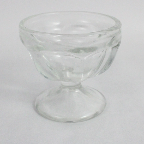 Vintage Clear Glass Lot of 3 Fruit Dessert Bowls Shrimp Cocktail 2.75" x 3"