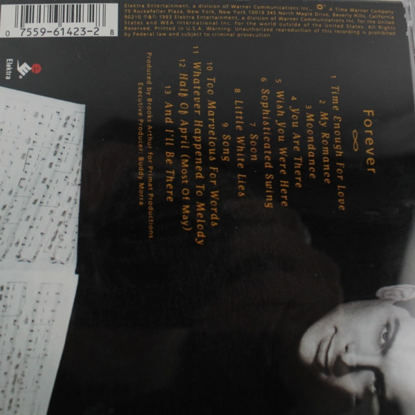 Michael Feinstein Forever CD 1993 Jazz Pop Album Elektra 9 61423-2 Good