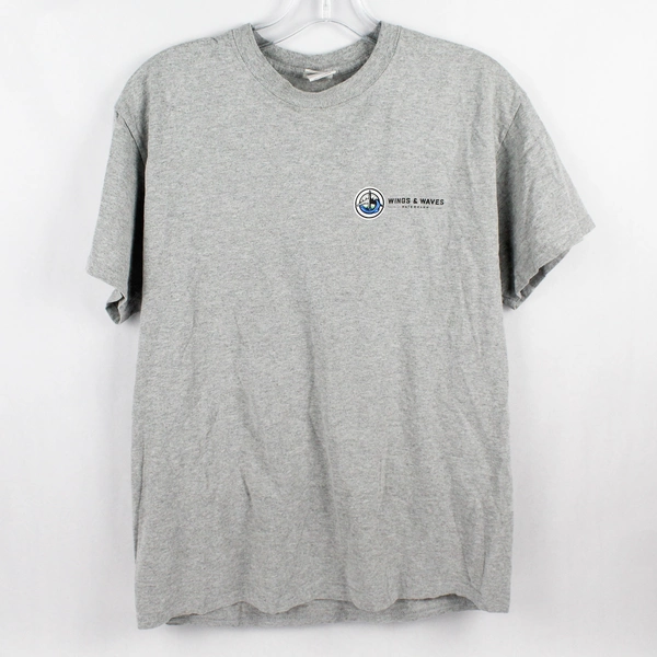 Gildan Gray Wings & Waves Waterpark Short Sleeve T-Shirt Size M