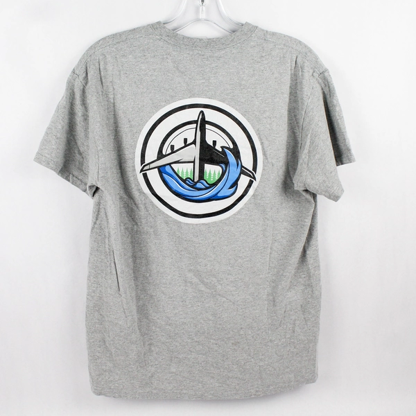 Gildan Gray Wings & Waves Waterpark Short Sleeve T-Shirt Size M