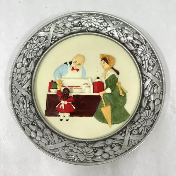 1979 Sebastian Collector Plate The Candy Store There Was A Time Series With Box