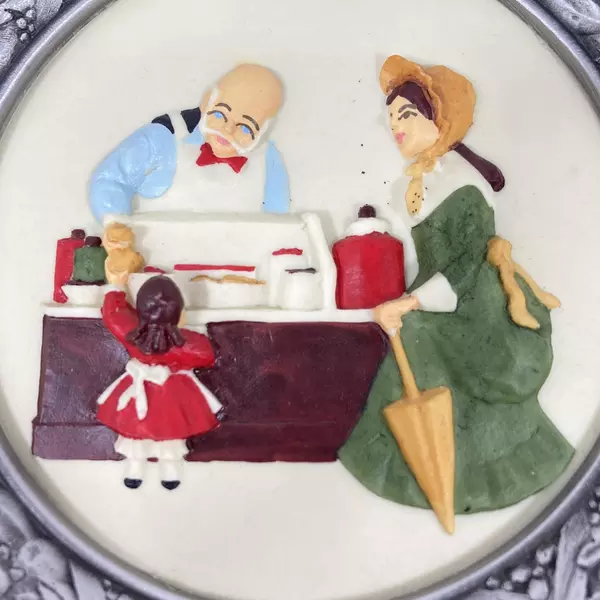 1979 Sebastian Collector Plate The Candy Store There Was A Time Series With Box