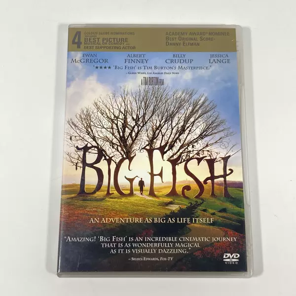 Big Fish DVD 2003 Columbia Pictures Pre-Owned Untested Classic Movie