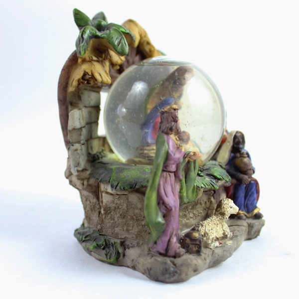 Rite Aid Snow Globe Nativity Scene Christmas 5"