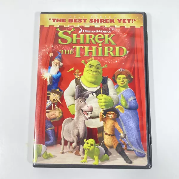Shrek the Third DVD 2007 Dreamworks Pre-Owned Untested Comedy Animation