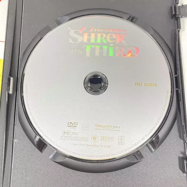 Shrek the Third DVD 2007 Dreamworks Pre-Owned Untested Comedy Animation
