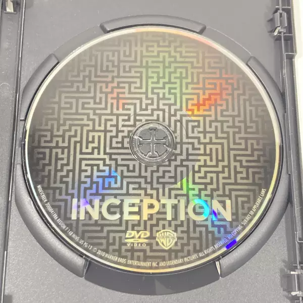 Inception DVD 2010 Leonardo DiCaprio Ellen Page Good Condition As-Is